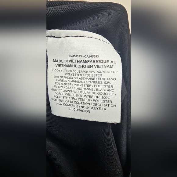 Nike Pro cropped/ ankl athletic Medium Black leggings - Picture 5 of 6